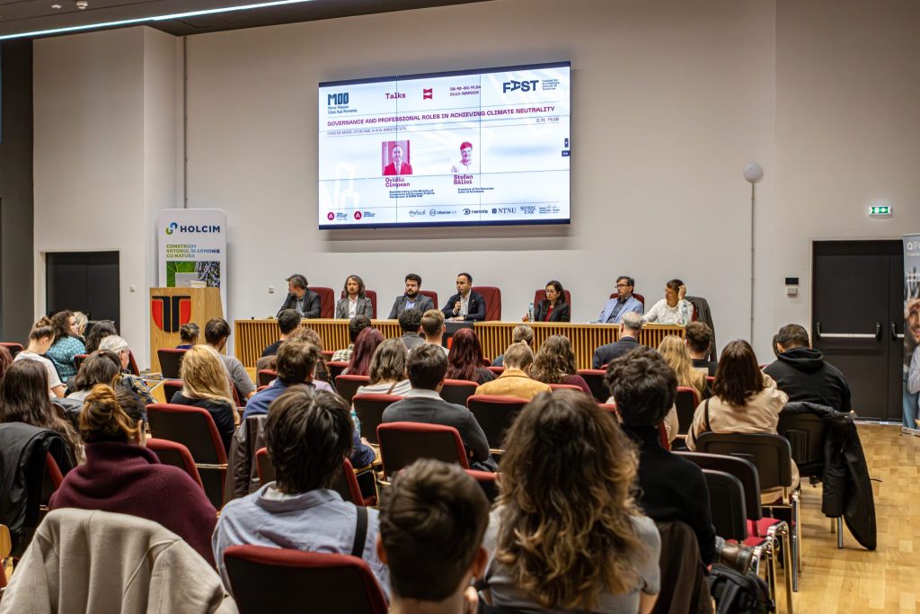 Panelul M100: Guvernanță și profesii pentru orașe neutre din punct de vedere climatic / M100 Panel: Governance and Professions for Climate-Neutral Cities – FAST 2024